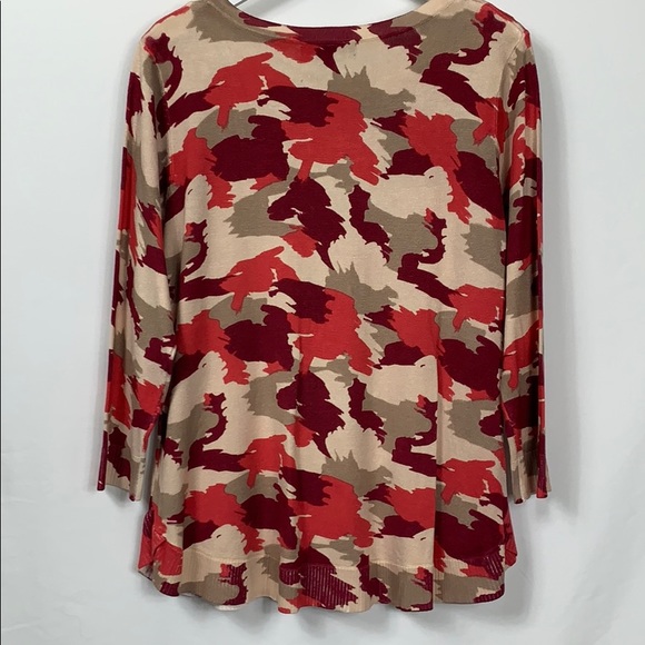 NWT Joseph A. Burgundy/pink sweater size Lg - Picture 6 of 6